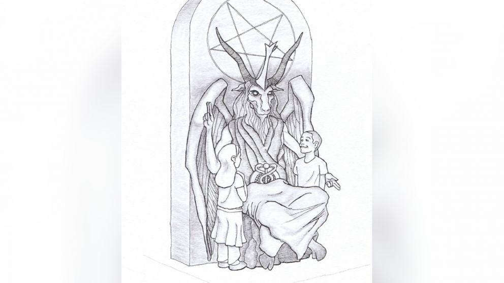 PHOTO: A Satanist group unveiled a statue design it hopes to put at the Oklahoma State Capitol.
