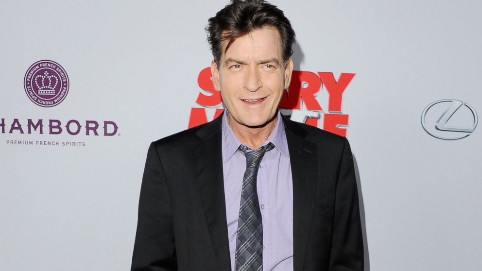 Actor Charlie Sheen arrives at the Los Angeles Premiere "Scary Movie V" at ArcLight Cinemas Cinerama Dome, April 11, 2013, in Hollywood, Calif. 