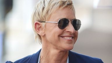 PHOTO: Ellen DeGeneres attends the star unveiling ceremony for actor and radio host Steve Harvey in Hollywood, Calif., May 13, 2013.
