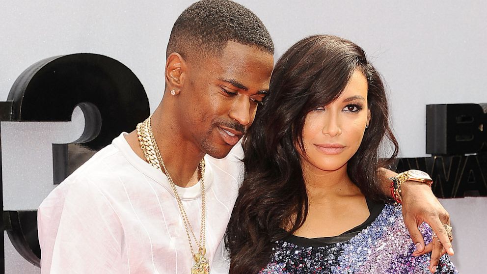 Rapper Big Sean and actress Naya Rivera attend the 2013 BET Awards at Nokia Theatre L.A. Live on June 30, 2013 in Los Angeles, Calif. 