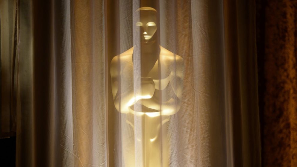 An Oscar statue is seen at the 2013 Governors Awards, at the Hollywood and Highland Center in Hollywood, Calif., Nov. 16, 2013.