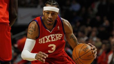 PHOTO: Allen Iverson #3 of the Philadelphia 76ers moves against the Chicago Bulls at the United Center on February 20, 2010 in Chicago, Illinois.