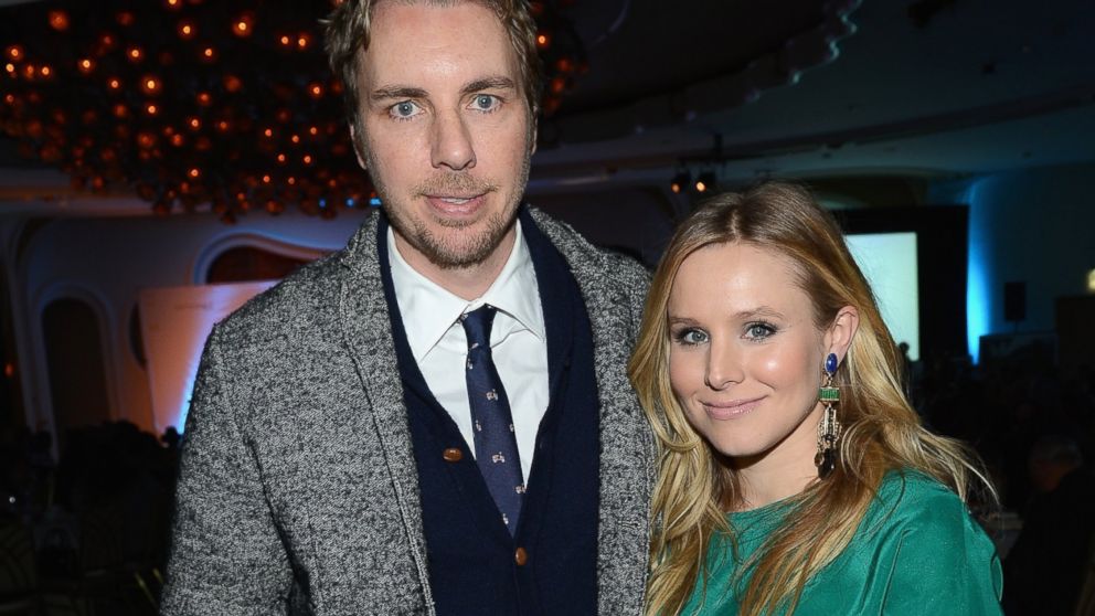 PHOTO: Actors Dax Shepard and Kristen Bell attends the Cinema For Peace 2013 Gala For Humanity Honoring Ben Affleck and The Eastern Congo Initiative at Beverly Hills Hotel on January 11, 2013 in Beverly Hills, Calif. 