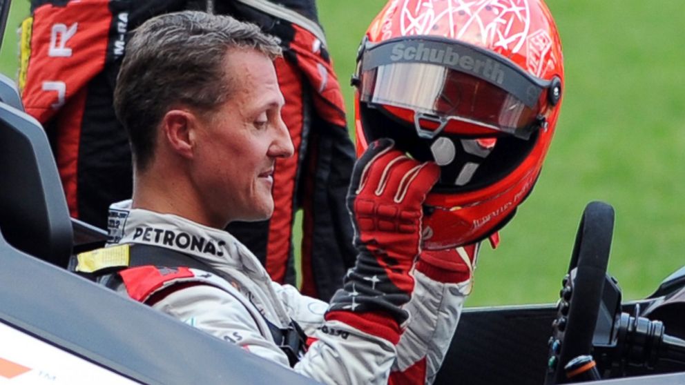 michael schumacher camera helmet