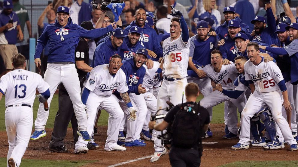  Los Angeles Dodgers 2020 MLB World Series Champions