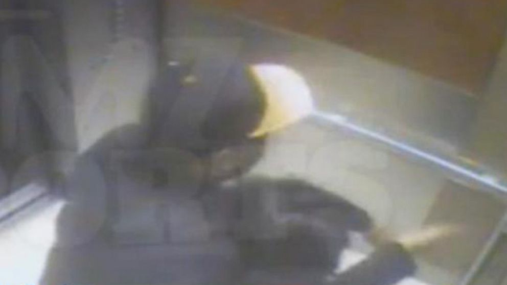 Video New Footage Released From Ray Rice Elevator Attack Abc News