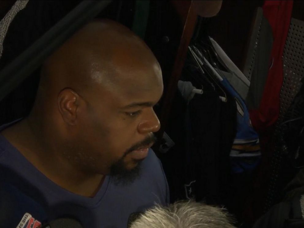 Vince Wilfork pulled a car crash victim out of her car with one