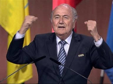 VIDEO: Blatter was re-elected to a fifth term over Prince Ali Bin Al-Hussein of Jordan amid allegations of corruption and bribery in the soccer organization's governing body.