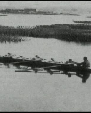 The first Harvard-Yale Regatta race was held in 1852, and it became an annual event in 1864, more than a decade before the first Harvard-Yale football game.