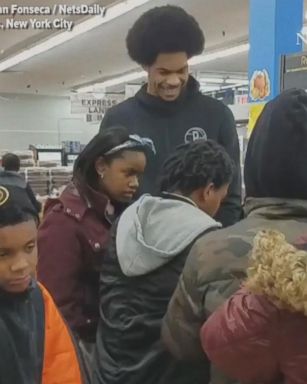 Brooklyn Nets basketball player Jarrett Allen took 25 kids shopping for Thanksgiving dinner and taught them how to calculate a budget for a Thanksgiving meal.