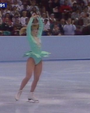 Harding landed a triple axel at the competition in Minneapolis, Minnesota. 