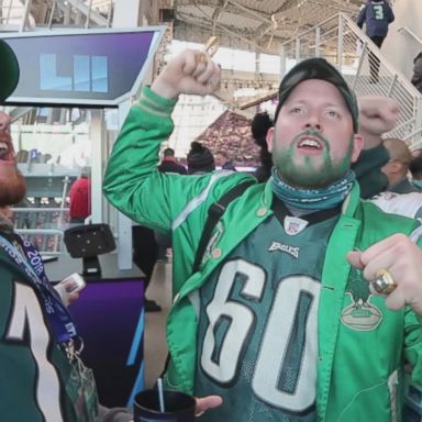 VIDEO: Super fans react to the Eagles' Super Bowl victory