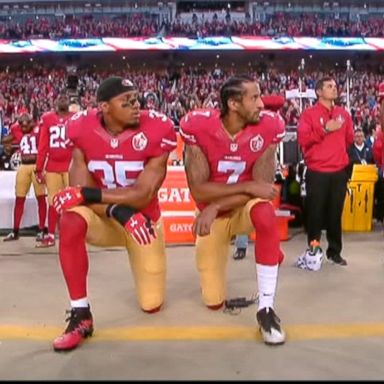 VIDEO: NFL Commissioner Roger Goodell announced that the league's players who are on the field will need to stand for the national anthem -- capping months of controversy and coming in the wake of a series of player protests.