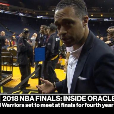 VIDEO: Inside Oracle Arena ahead of NBA Finals Game 1