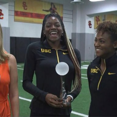 VIDEO: USC Track Athletes discuss victorious comeback during race