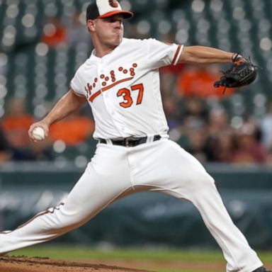 VIDEO: The familiar orange and black script on the Orioles' uniform were replaced Tuesday night with Braille to honor the National Federation of the Blind.