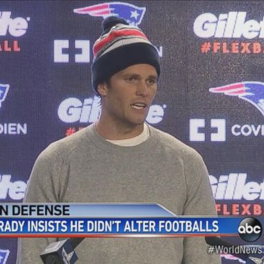 Tom Brady is investigated for deflated footballs.