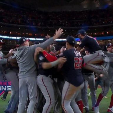 VIDEO: Nationals win 1st World Series