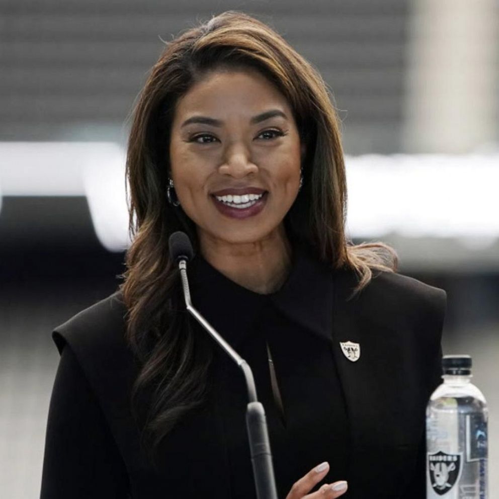 Raiders announce 1st Black female team president in NFL history - ABC News