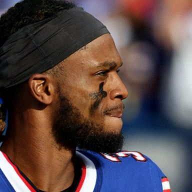 The NFL player collapsed during a game one week ago.