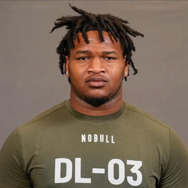 PHOTO: The Athens-Clarke County Police Department has issued an arrest warrant for University of Georgia football player Jalen Carter.