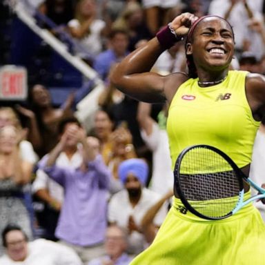 VIDEO: American tennis star Coco Gauff is headed to the final of the US Open