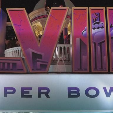 VIDEO: Thousands descending on Las Vegas for Super Bowl 58