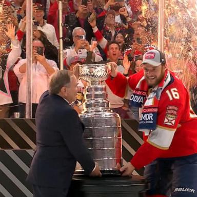 VIDEO: Florida Panthers win 1st Stanley Cup