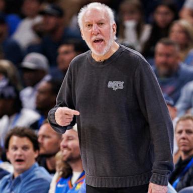 San Antonio Spurs coach Gregg Popovich will step down as the team's coach and transition to a full-time role as the Spurs president of basketball operations.
