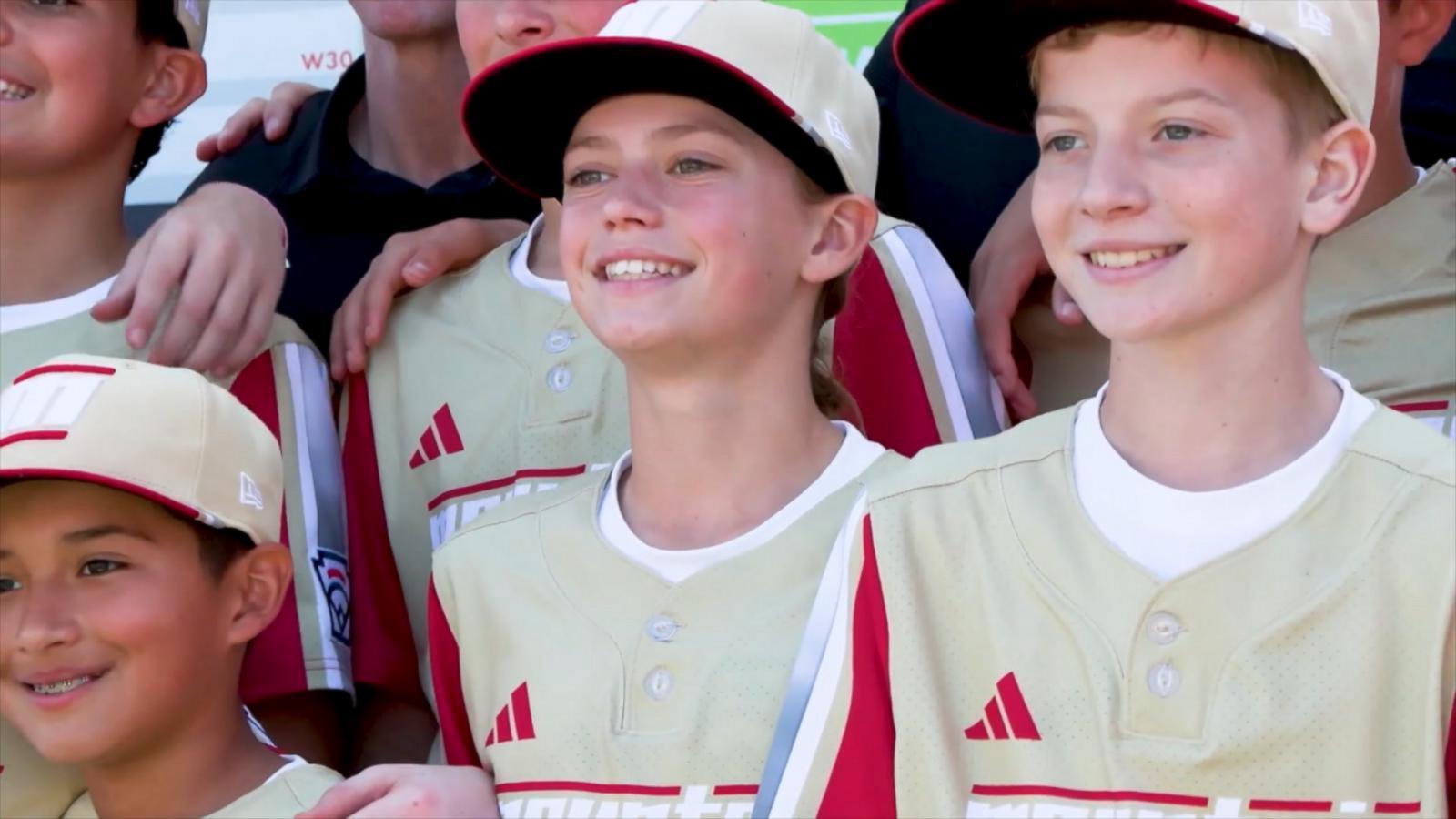 WATCH:  This girl just made history in Little League baseball