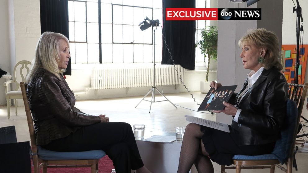 Shelley Sterling appears in an ABC News exclusive interview with Barbara Walters on May 11, 2014.