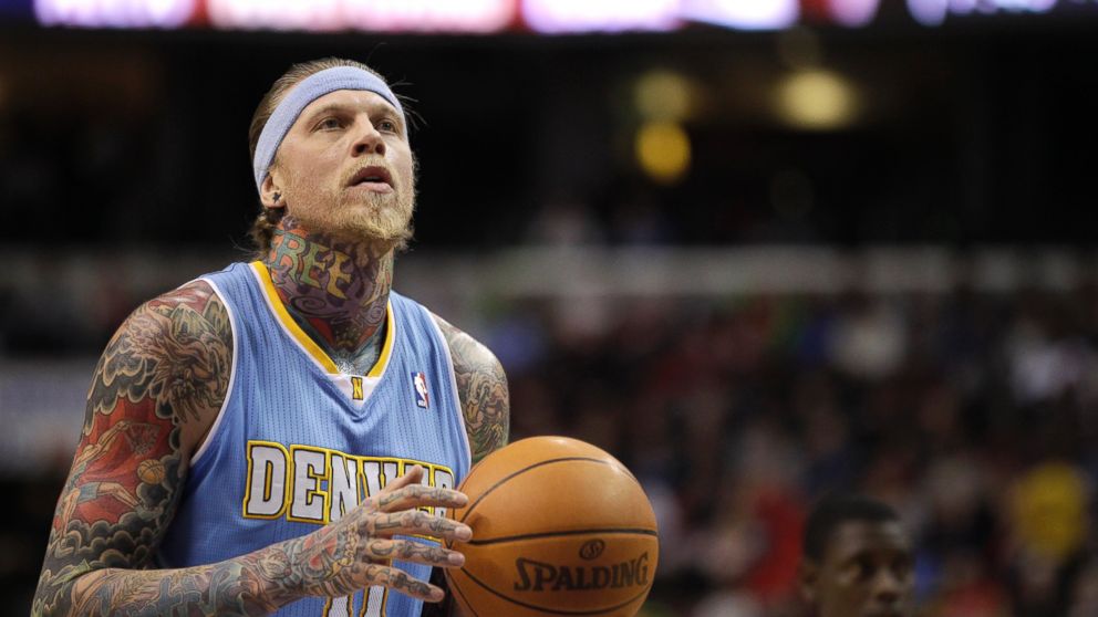 chris andersen denver nuggets jersey