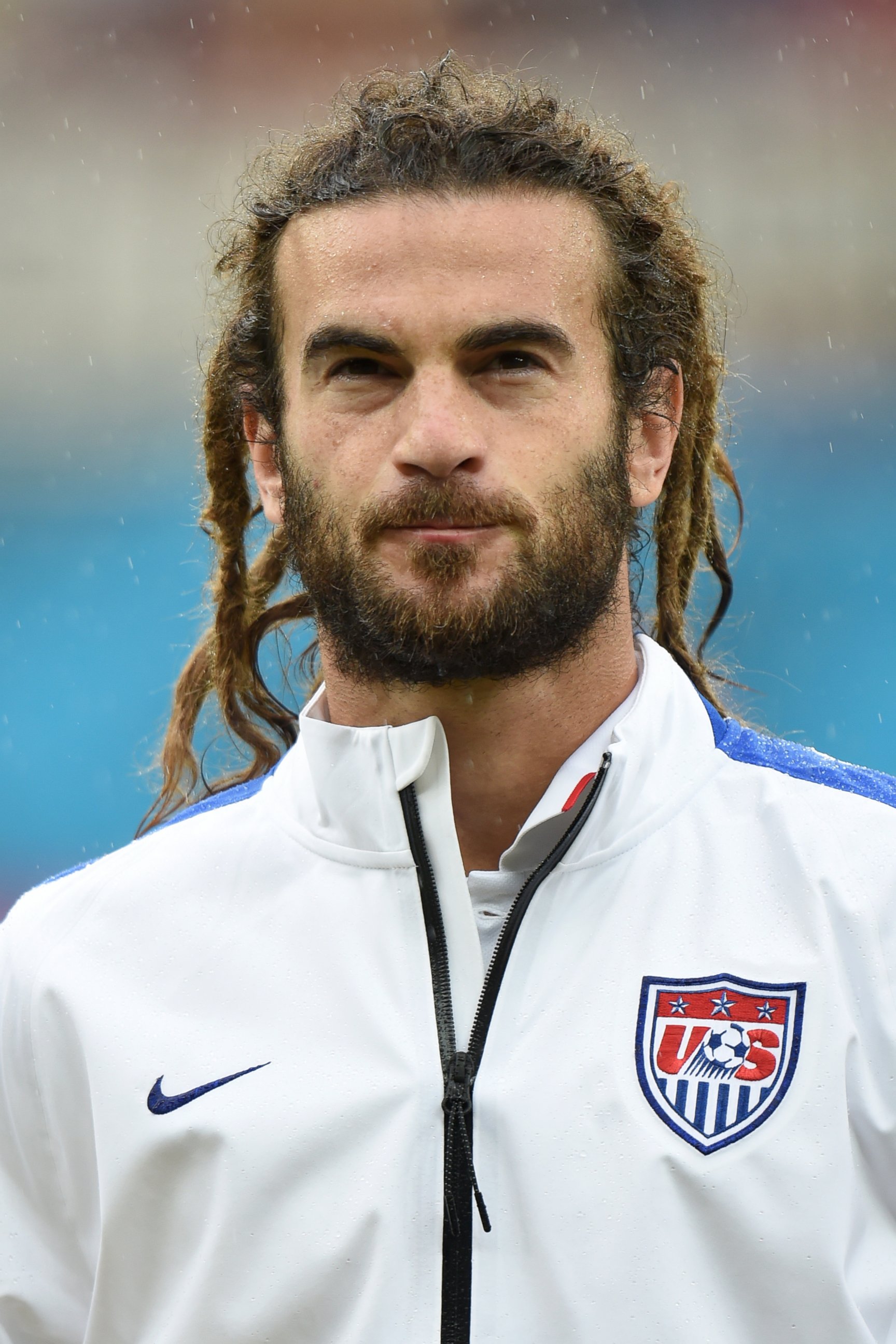 Kyle Beckerman at the World Cup 2014 game USA versus Germany game.