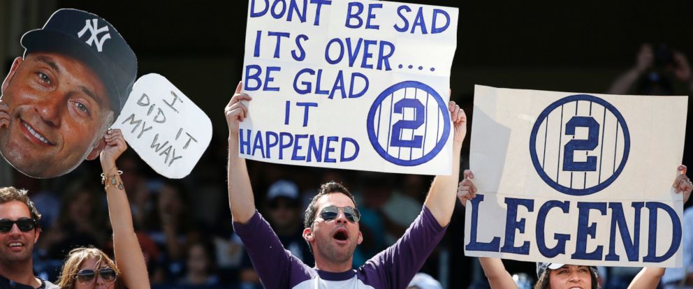 This Is How Baseball Fans Have Said Goodbye To Yankees Shortstop Derek ...