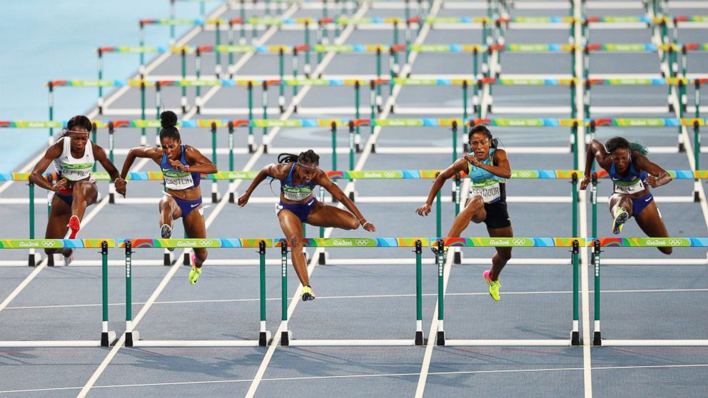 Us Women Sweep 100 Meter Hurdles In Rio For First Time Ever Abc News
