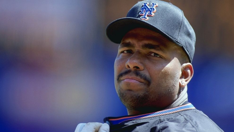 Bobby Bonilla looks on during a game for the New York Mets, April 19, 1999.