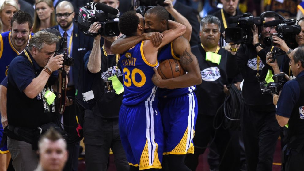 Golden State Warriors celebrate NBA Finals win over Cavaliers