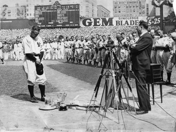 MLB: 75th anniversary of Lou Gehrig's speech 