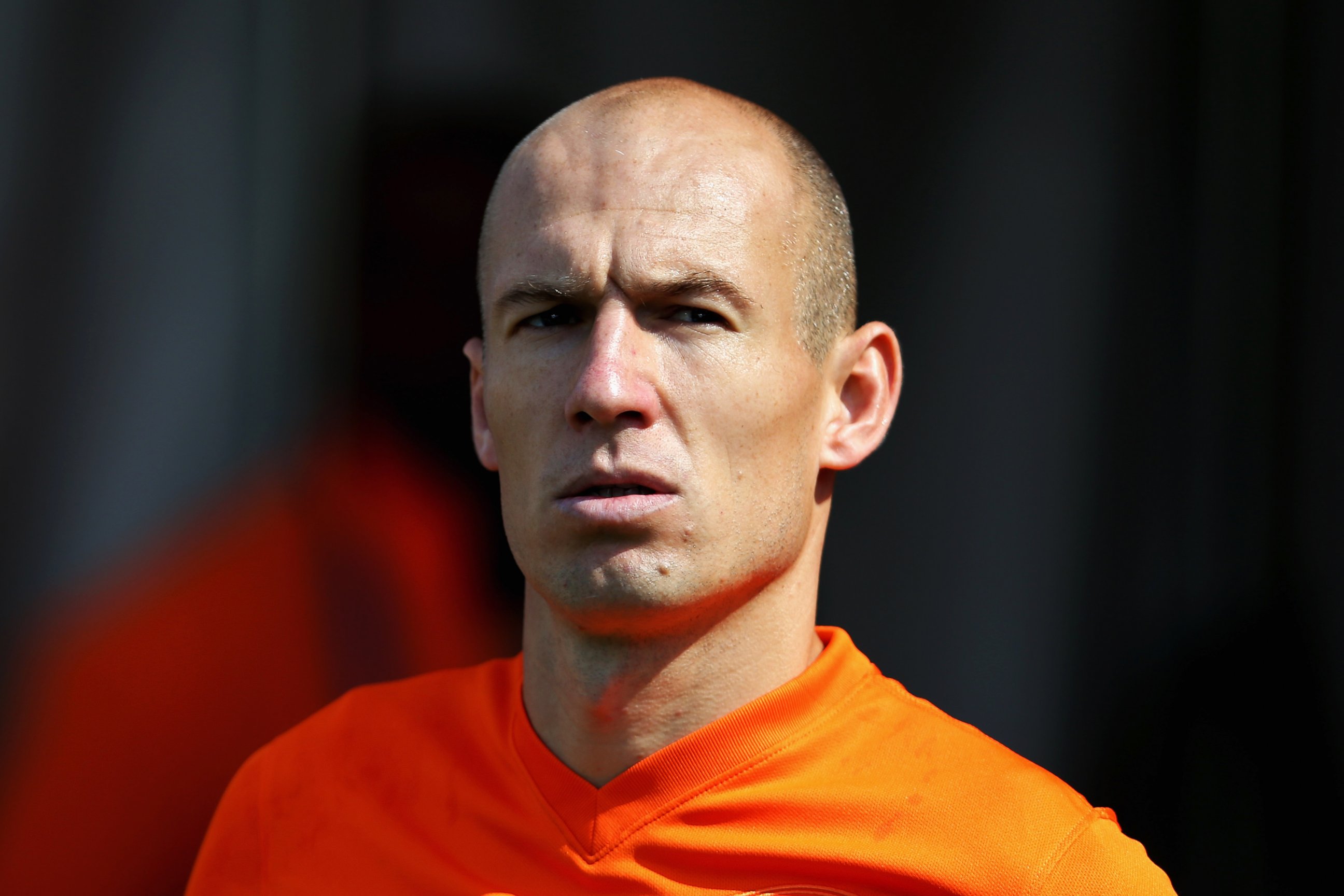 PHOTO: Arjen Robben of the Netherlands is seen during the 2014 FIFA World Cup Brazil Group B match between the Netherlands and Chile at Arena de Sao Paulo on June 23, 2014 in Sao Paulo, Brazil