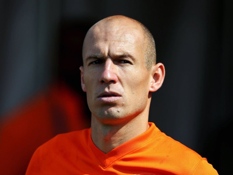 PHOTO: Arjen Robben of the Netherlands is seen during the 2014 FIFA World Cup Brazil Group B match between the Netherlands and Chile at Arena de Sao Paulo on June 23, 2014 in Sao Paulo, Brazil