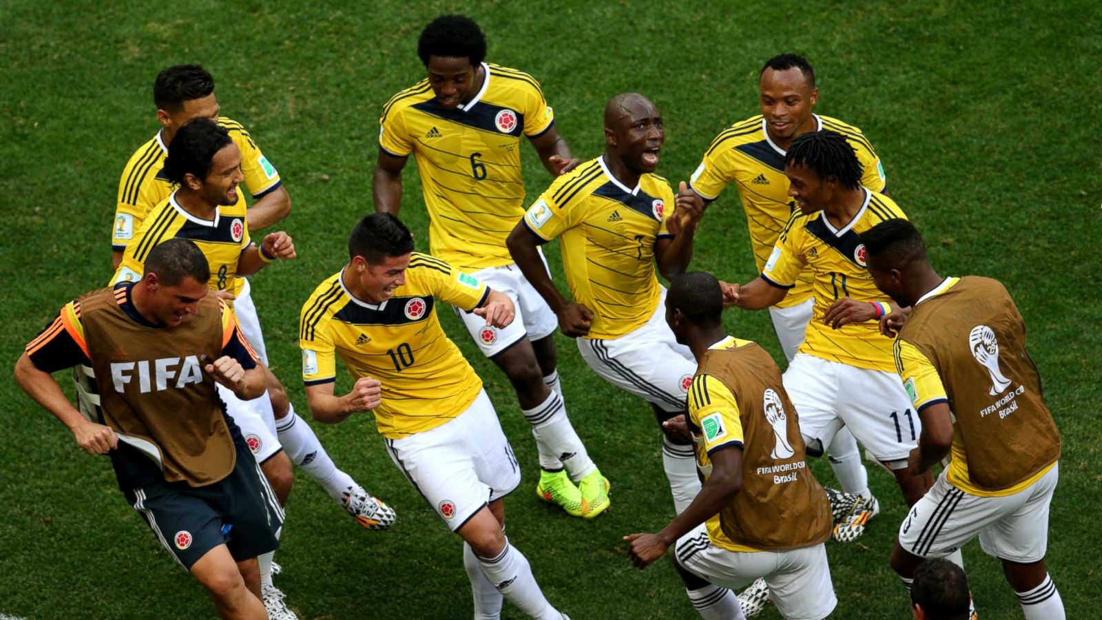 Colombia national team trains in Brasilia ahead of Ivory Coast match