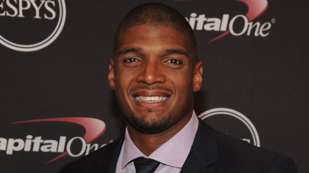 Michael Sam is pictured on July 16, 2014 in Los Angeles. 
