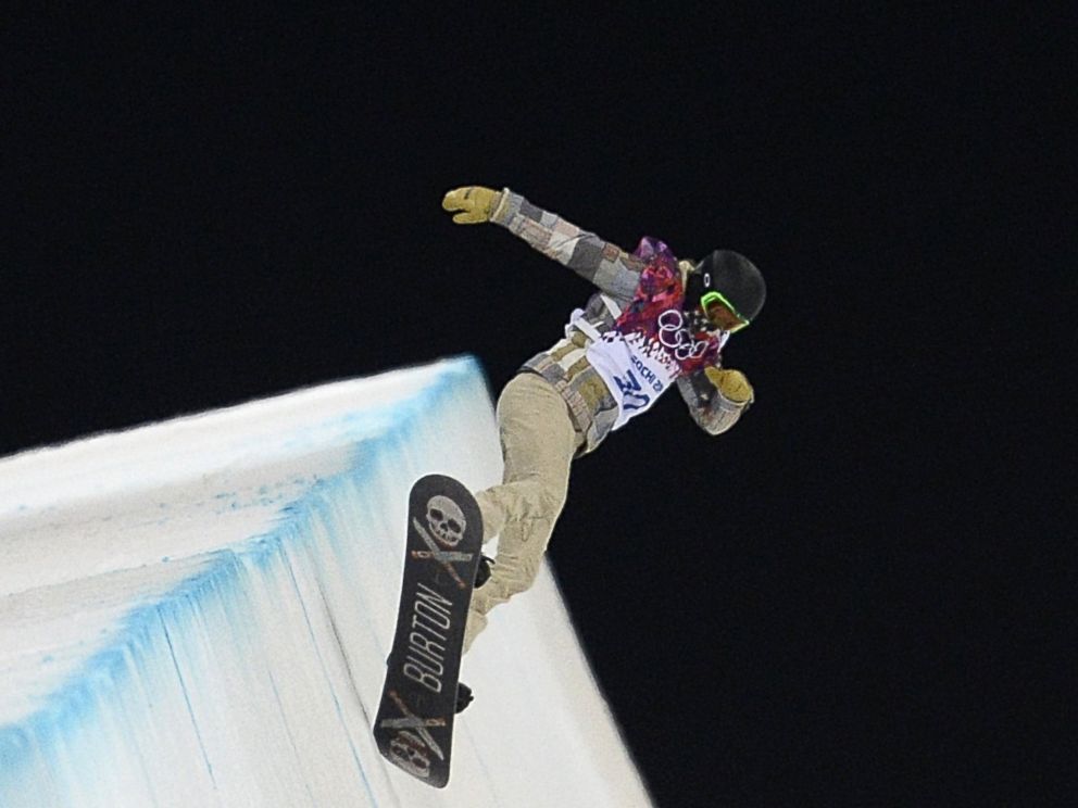 PHOTO: Shaun White practices the Snowboard Halfpipe at the Rosa Khutor Extreme Park