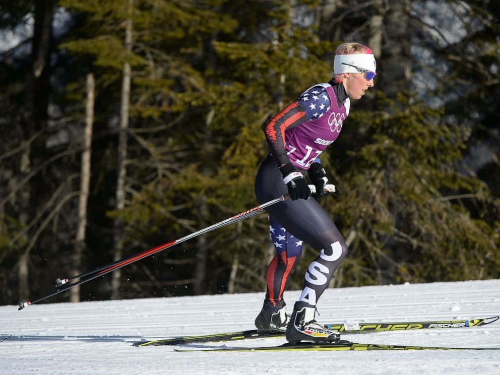 PHOTO: Kikkan Randall of the United States trains ahead of the Sochi 2014 Winter Olympics