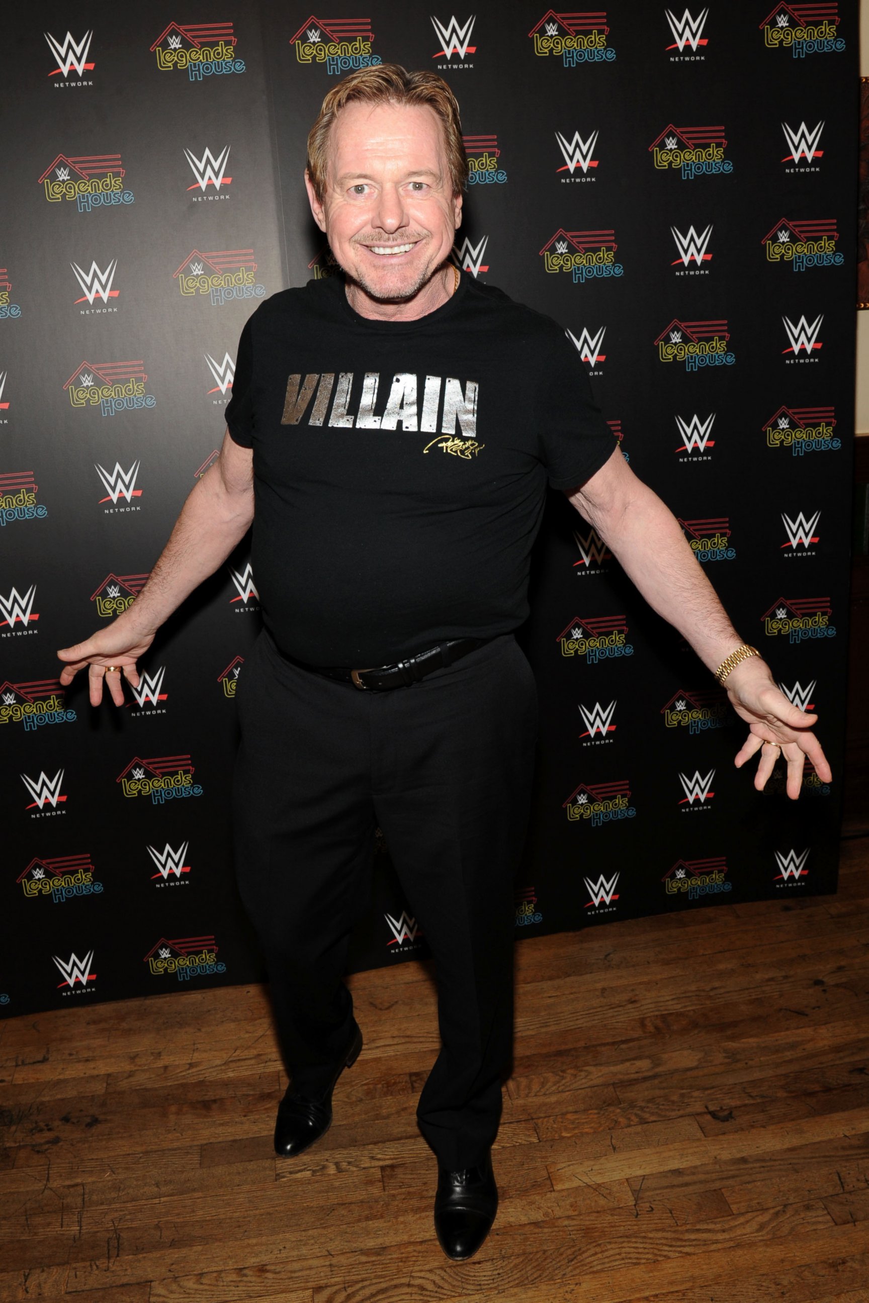 PHOTO: Cast member Rowdy Roddy Piper attends the WWE screening of "Legends' House" at Smith & Wollensky on April 15, 2014 in New York City. 