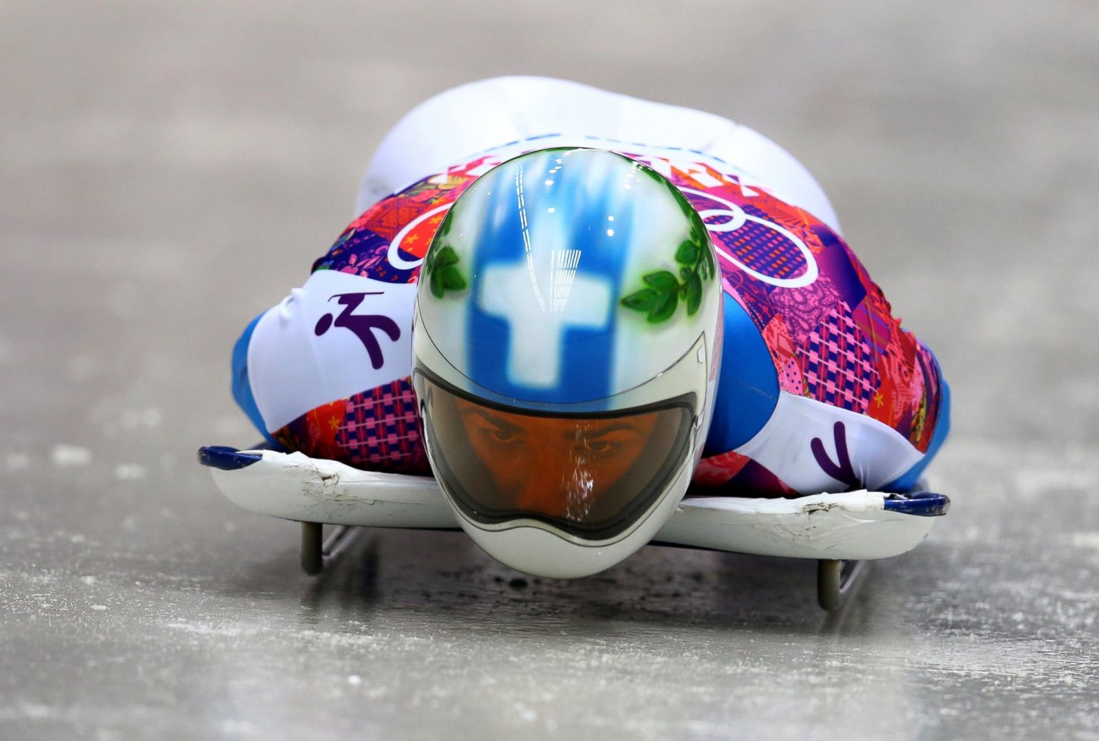 Winter Olympics 2014: Skeleton Olympians' Helmets Photos - ABC News