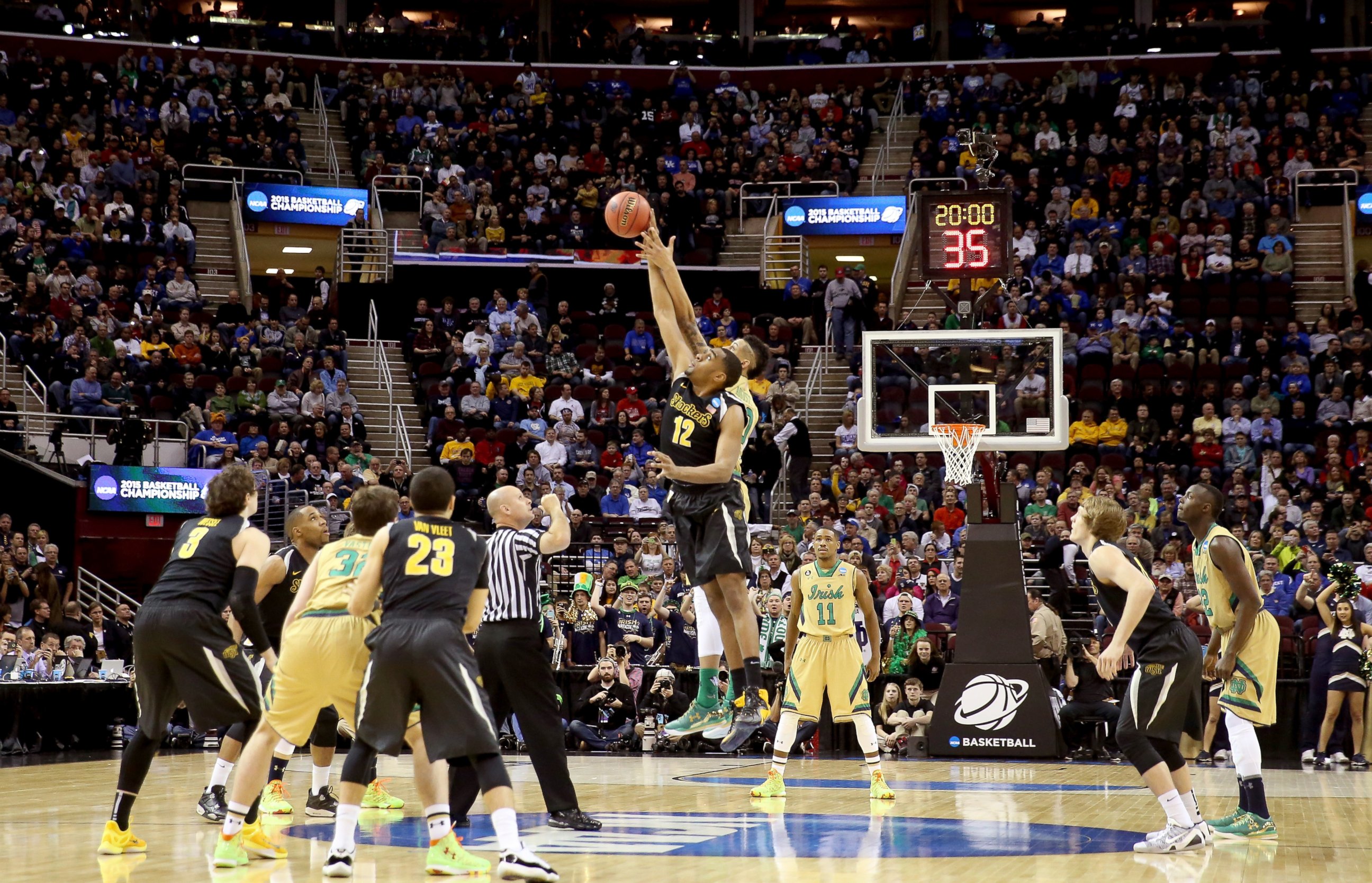 PHOTO: 2015 NCAA Men's Basketball Tournament - Wichita State vs. Notre Dame