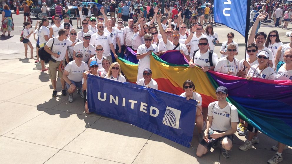 United Airlines was named one of the "Top Companies for Lesbian, Gay, Bisexual and Transgender (LGBT) Equality" for 2013 by Work Life Matters