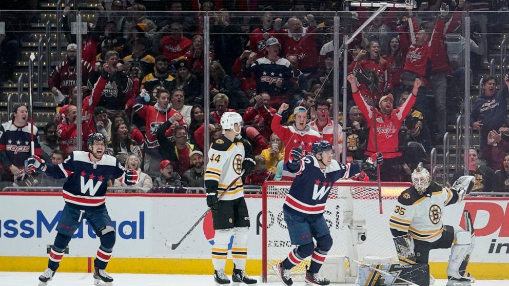 Eller scores, Capitals beat Bruins for 