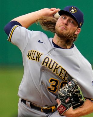 Burnes Cruises Brewers Top Bucs For 9th Straight Win Abc News